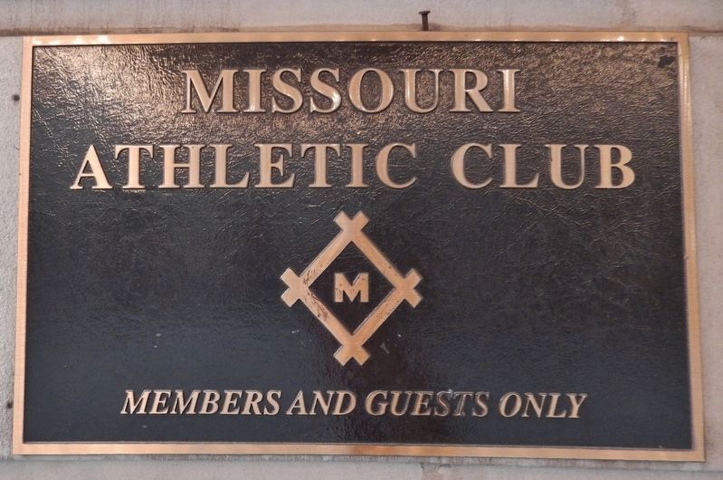 The Missouri Athletic Club Logo. Click for full size. The Missouri Athletic Club Logo image. Click for full size.