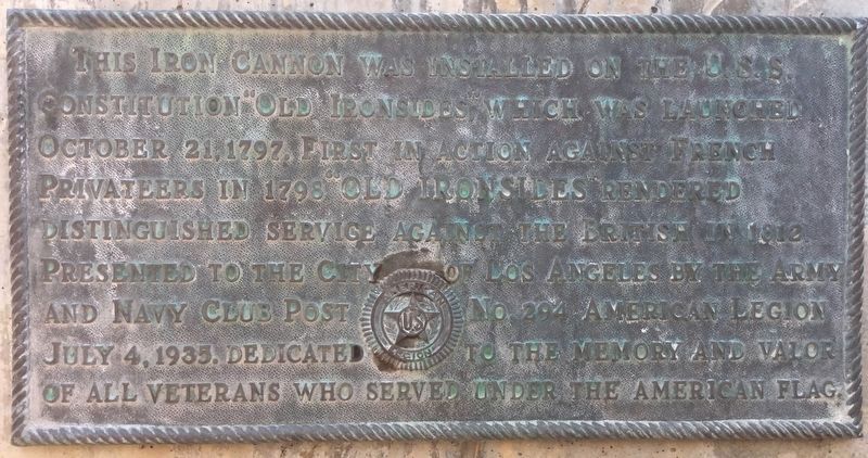 Old Ironsides Marker. Click for full size. Old Ironsides Marker image. Click for full size.