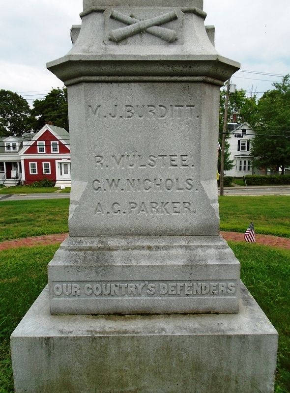 Civil War Memorial Marker. Click for full size. Civil War Memorial Marker image. Click for full size.