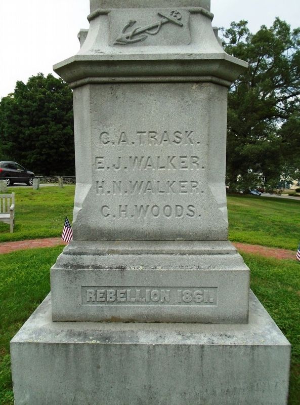 Civil War Memorial Marker. Click for full size. Civil War Memorial Marker image. Click for full size.
