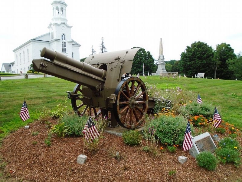 World War I Memorial German Howitzer and Marker image. Click for full size.