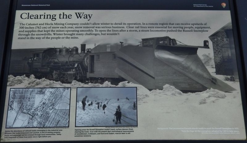 Clearing the Way Marker image. Click for full size.