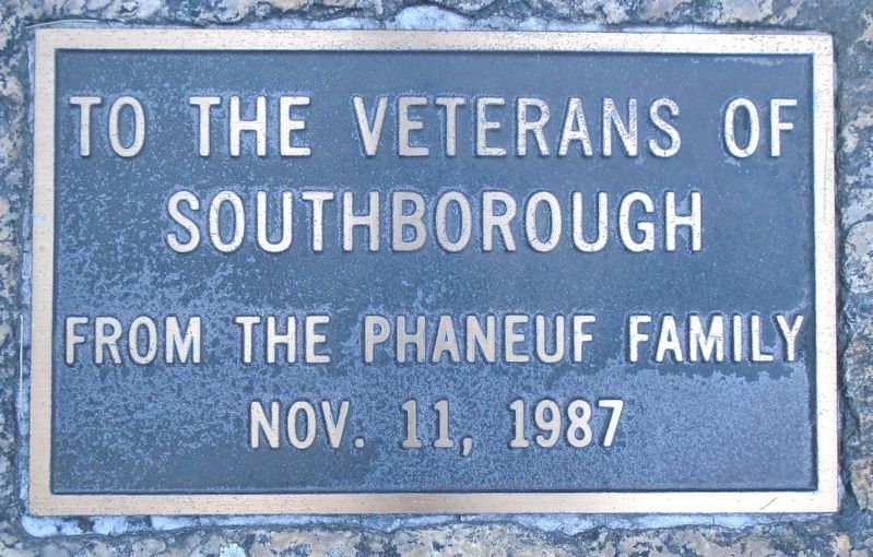 Veterans Memorial Marker image. Click for full size.
