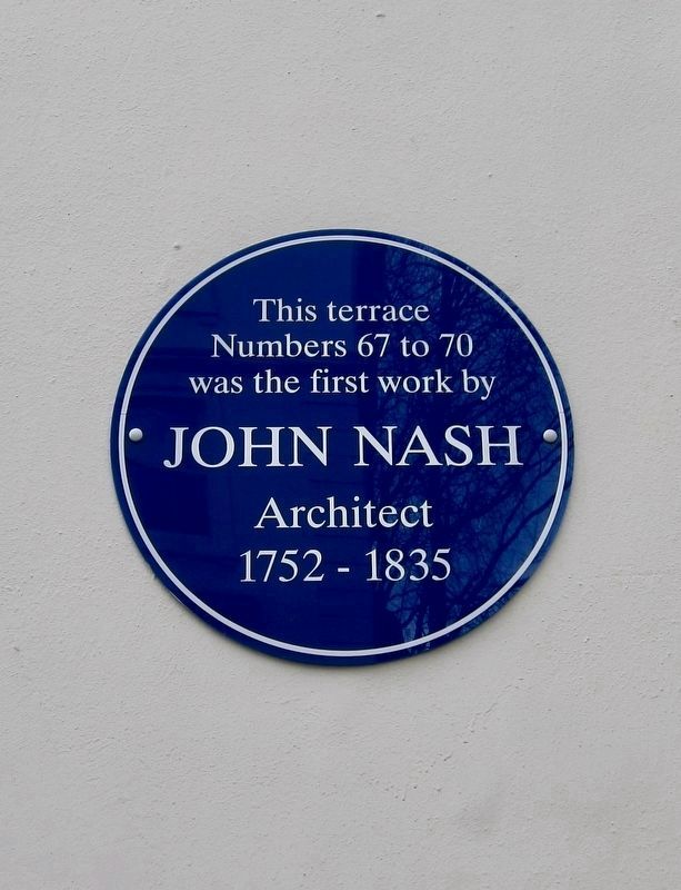 Additional John Nash plaque. Click for full size. Additional John Nash plaque image. Click for full size.