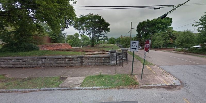 Site of Lunette O'Meara Marker. Click for full size. Site of Lunette O'Meara Marker image. Click for full size.