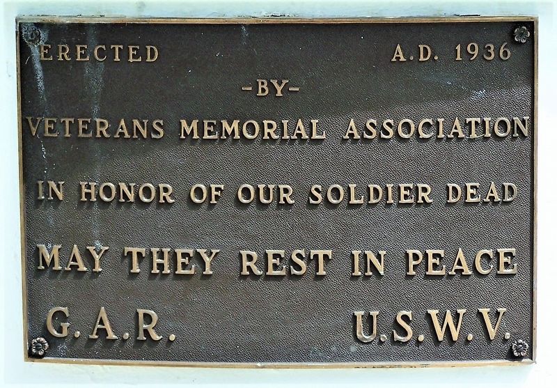 Hamilton Civil War Memorial Marker image. Click for full size.