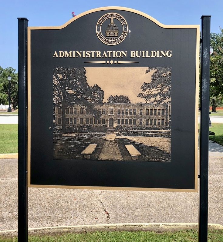 Graphic of the former Administration Building. image. Click for full size.