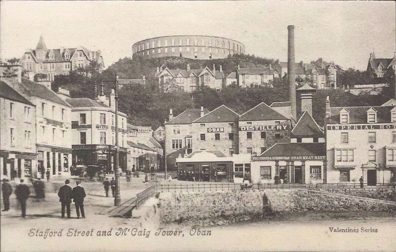 <i>Stafford Street and McCaig’s Tower, Oban</i>. Click for full size. <i>Stafford Street and McCaig’s Tower, Oban</i> image. Click for full size.