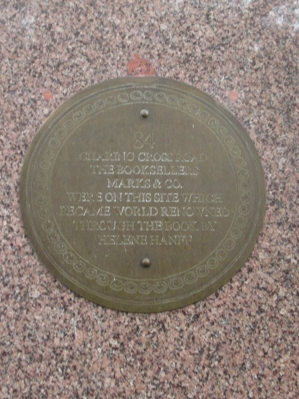 Marks & Co Booksellers Marker image. Click for full size.