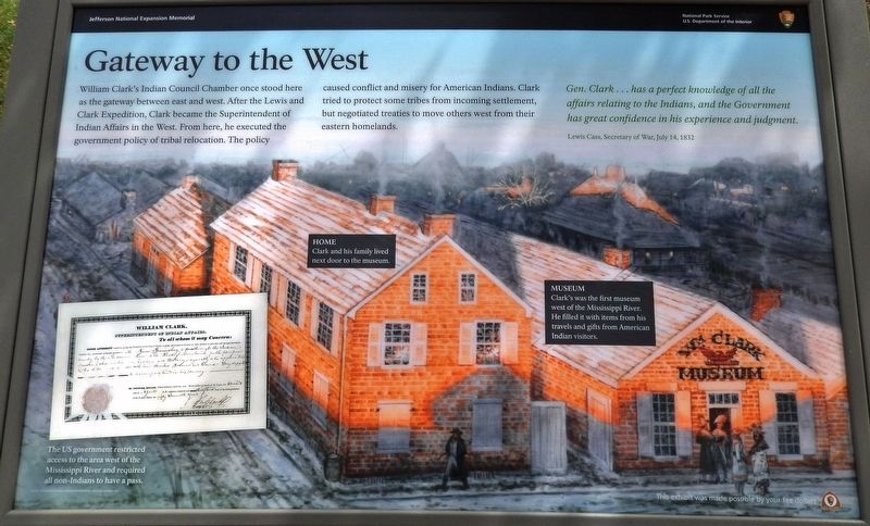 Gateway to the West Marker image. Click for full size.