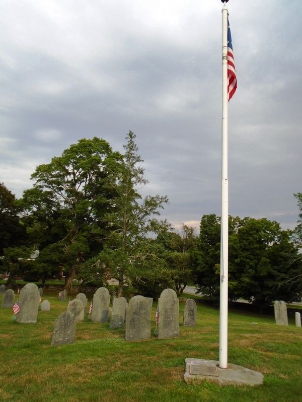 American Revolutionary War Veterans Memorial and Marker. Click for full size. American Revolutionary War Veterans Memorial and Marker image. Click for full size.