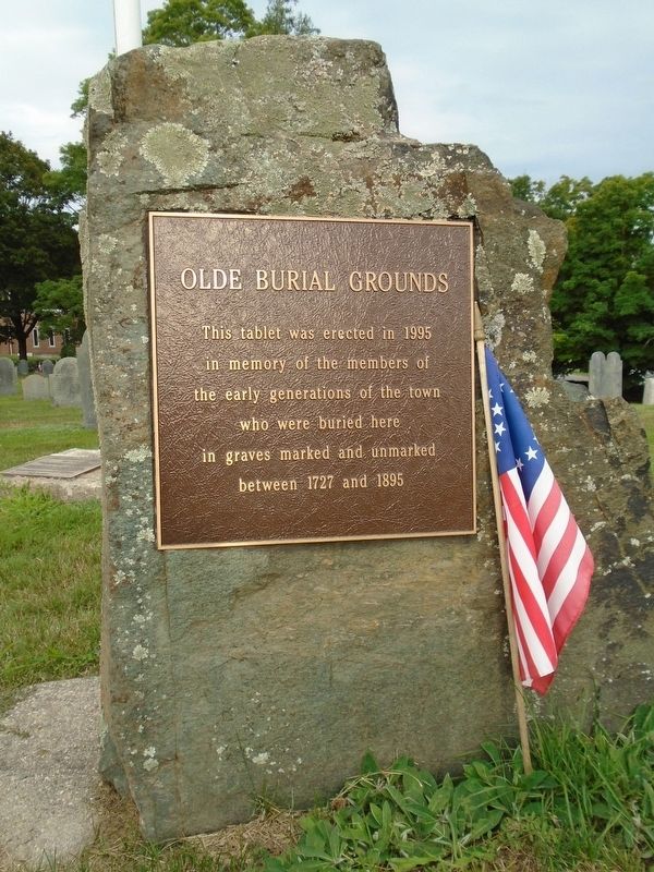 Olde Burial Grounds Marker image. Click for full size.