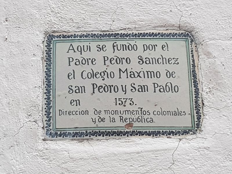 The High College of Saints Peter and Paul Marker image. Click for full size.