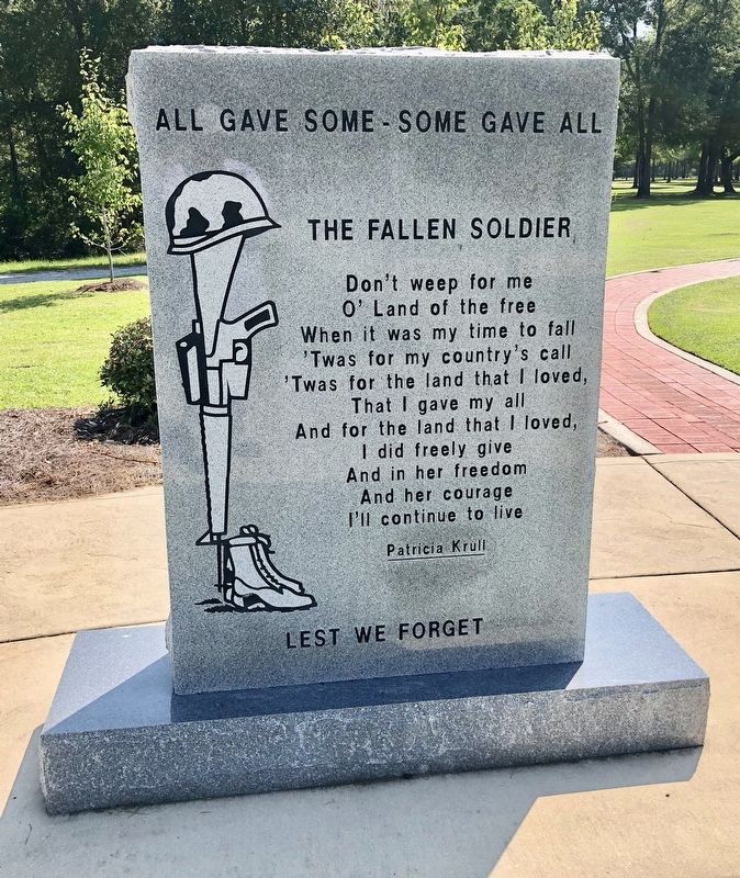 All Gave Some - Some Gave All Monument image. Click for full size.