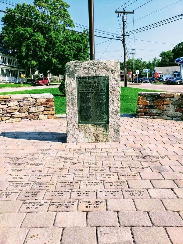 Eastford Veterans Memorial: Original Marker. Click for full size. Eastford Veterans Memorial: Original Marker image. Click for full size.