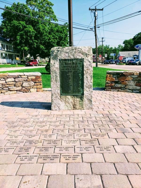 Eastford Veterans Memorial: Original Marker image. Click for full size.