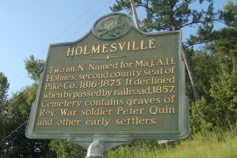 Holmesville Marker. Click for full size. Holmesville Marker image. Click for full size.