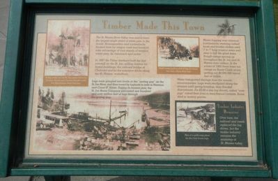 Timber Made This Town Marker image. Click for full size.
