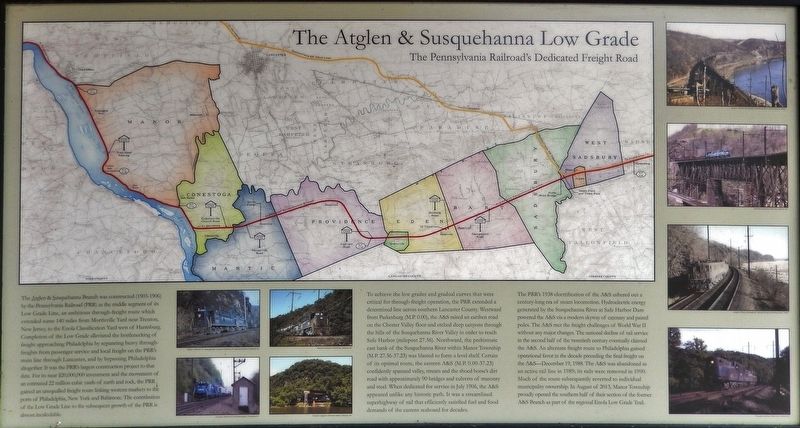 The Atglen & Susquehanna Low Grade Marker. Click for full size. The Atglen & Susquehanna Low Grade Marker image. Click for full size.