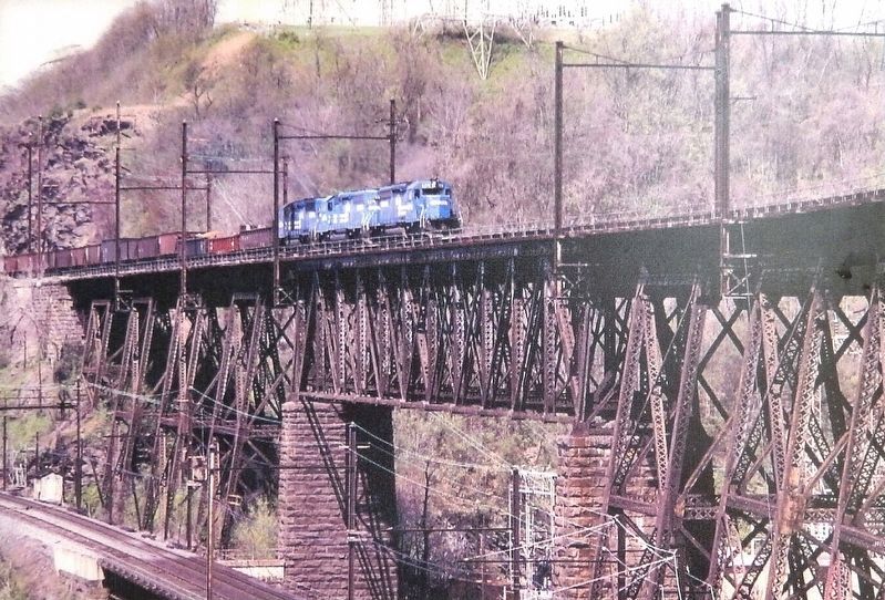 Marker detail: bridge. Click for full size. Marker detail: bridge image. Click for full size.