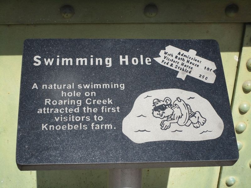 Swimming Hole Marker. Click for full size. Swimming Hole Marker image. Click for full size.