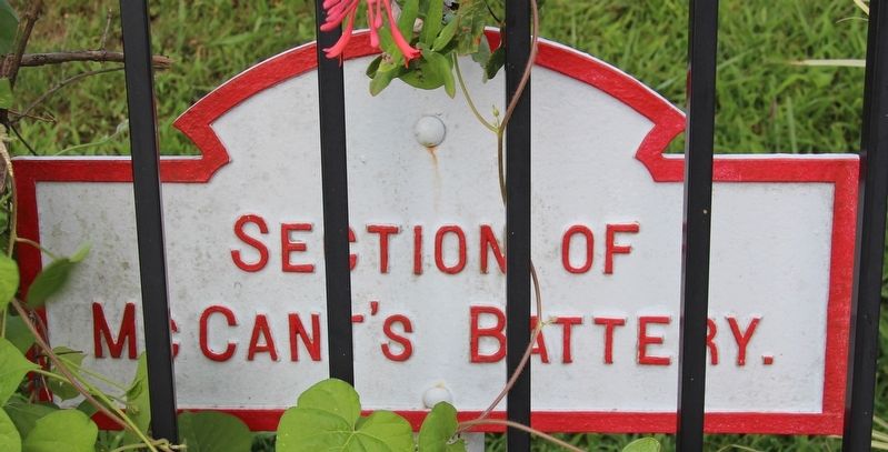 McCant's (Florida) Battery Marker image. Click for full size.