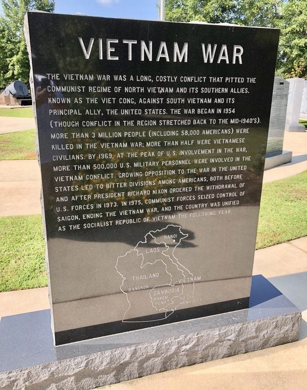 Baldwin County Vietnam War Memorial (reverse) image. Click for full size.