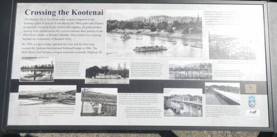 Crossing the Kootenai Marker. Click for full size. Crossing the Kootenai Marker image. Click for full size.