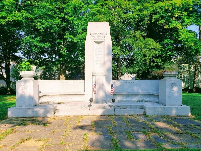 Southbridge World War I Memorial. Click for full size. Southbridge World War I Memorial image. Click for full size.