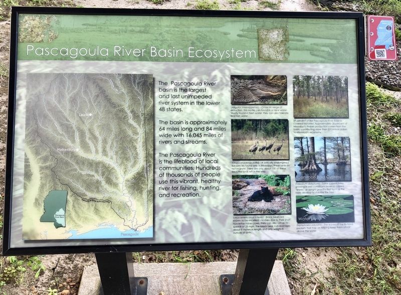 Pascagoula River Basin Ecosystem Marker image. Click for full size.