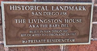 The Livingston House Marker. Click for full size. The Livingston House Marker image. Click for full size.