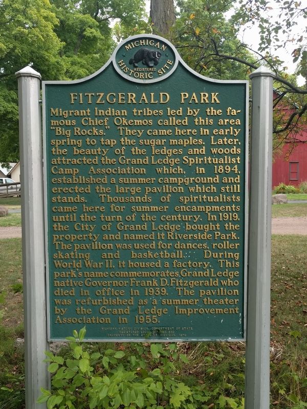 Fitzgerald Park Marker image. Click for full size.