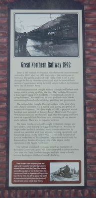 Great Northern Railway Marker. Click for full size. Great Northern Railway Marker image. Click for full size.