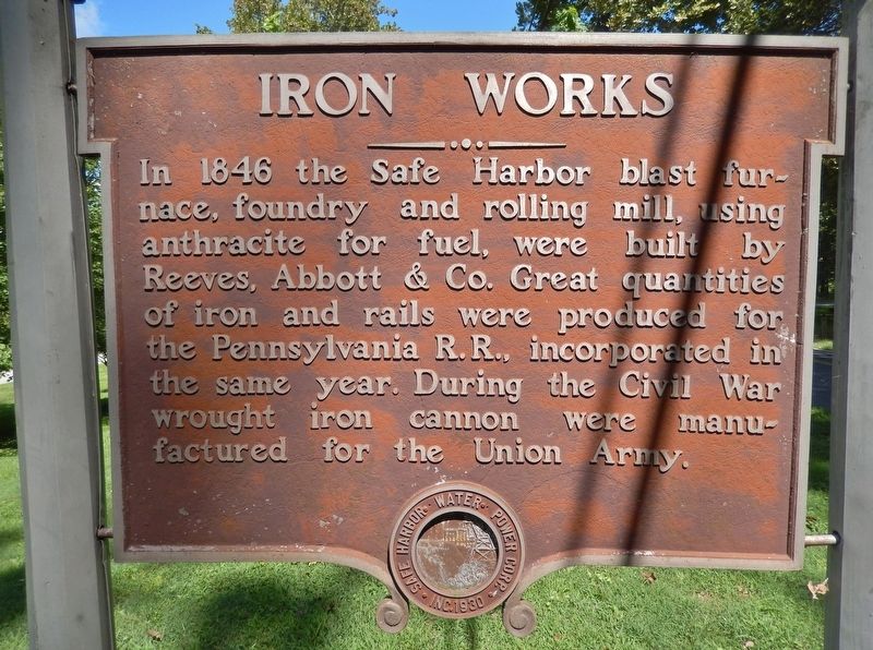 Iron Works Marker. Click for full size. Iron Works Marker image. Click for full size.