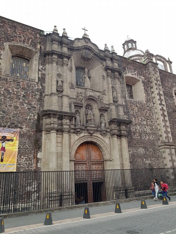 A view of the entrance to the Parish of San Lorenzo, Deacon and Martyr Marker. Click for full size. A view of the entrance to the Parish of San Lorenzo, Deacon and Martyr Marker image. Click for full size.