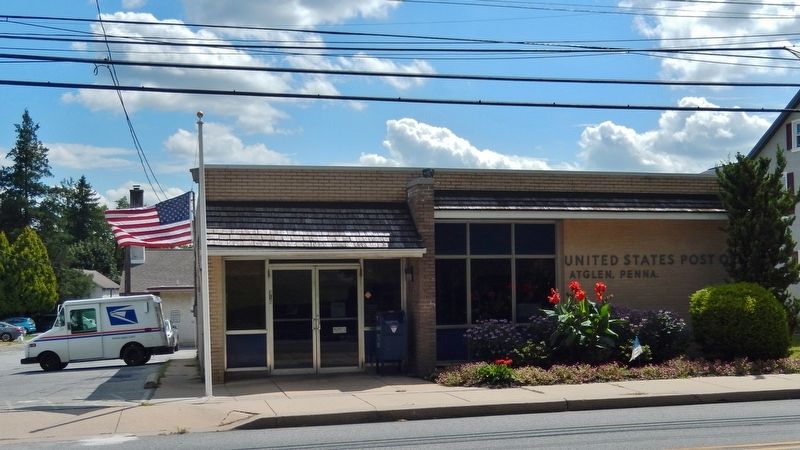 Atglen Post Office (<i>across Valley Avenue from Borough Hall and Atglen marker</i>) image. Click for full size.