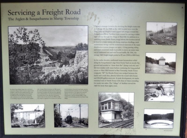 Servicing a Freight Road Marker image. Click for full size.