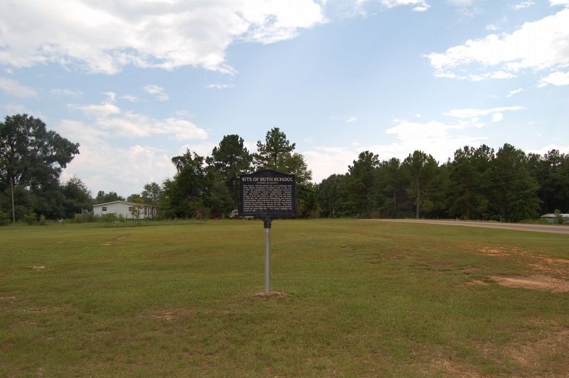 Site of Ruth School Marker. Click for full size. Site of Ruth School Marker image. Click for full size.