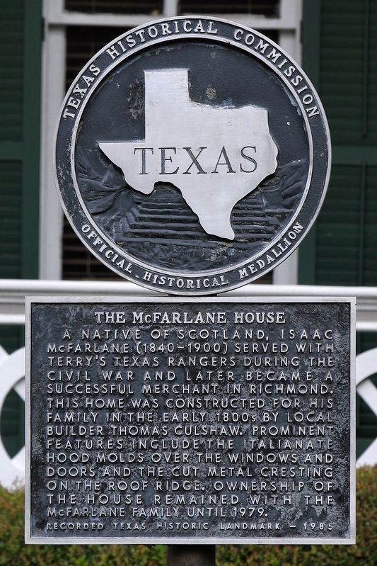 The McFarlane House Marker image. Click for full size.