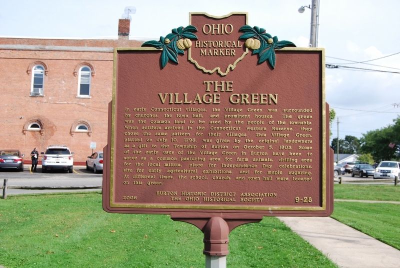 The Village Green Marker. Click for full size. The Village Green Marker image. Click for full size.