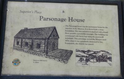 Parsonage House Marker. Click for full size. Parsonage House Marker image. Click for full size.