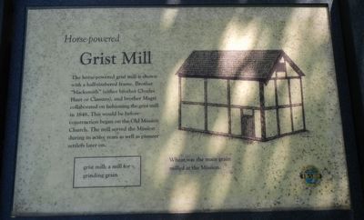 Grist Mill Marker. Click for full size. Grist Mill Marker image. Click for full size.