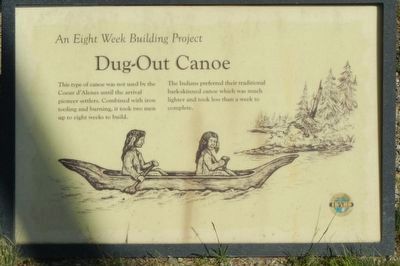 Dug-Out Canoe Marker image. Click for full size.