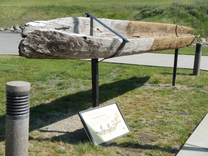 Dug-Out Canoe and Marker image. Click for full size.
