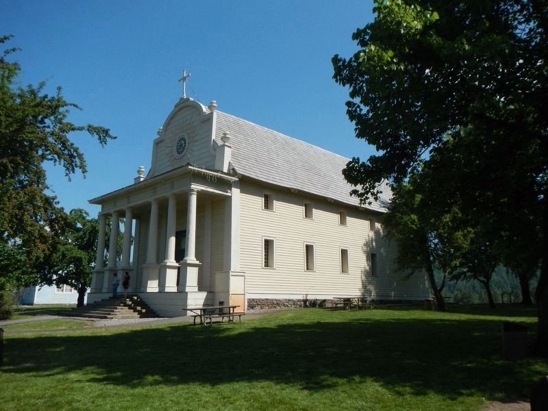 Sacred Heart Mission Church image. Click for full size.