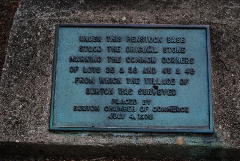 Under This Penstock Base Marker. Click for full size. Under This Penstock Base Marker image. Click for full size.