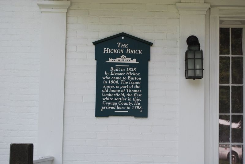 The Hickox Brick Marker. Click for full size. The Hickox Brick Marker image. Click for full size.