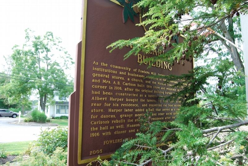 A.B. Carlson Building Marker. Click for full size. A.B. Carlson Building Marker image. Click for full size.