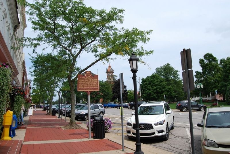 Chardon Business District Marker. Click for full size. Chardon Business District Marker image. Click for full size.