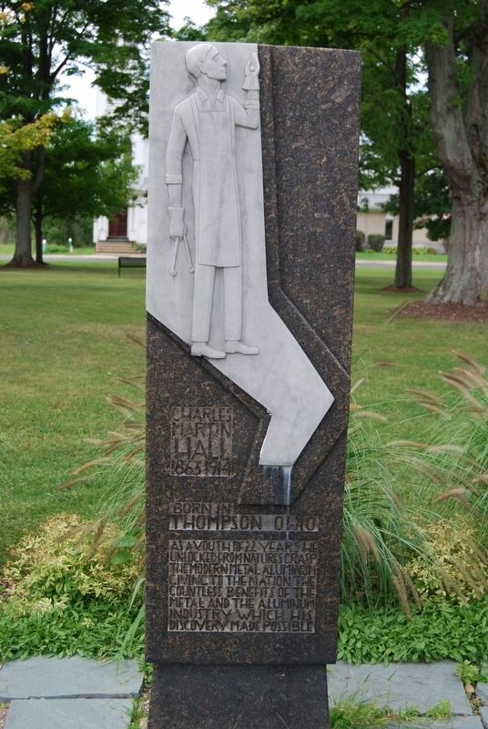 Charles Martin Hall Marker. Click for full size. Charles Martin Hall Marker image. Click for full size.